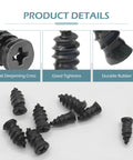 60 Pack Tire Repair Rubber Nails Vacuum Spiral Screws Kit For Cars Trucks Motorcycles And Tractors Self Service Puncture Repair Tool With Durable Heat Resistant Rubber And Effective Sealing, shown with product details and features.