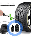 101 Piece Tire Repair Kit For Cars Motorcycles Trucks And Bikes Emergency Puncture Plugs Set Quick Fix In 30 Seconds With Carbon Metal Core Plugs Tubeless Tire Sealing Road Trip Essential Durable And Easy To Use