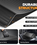 Tire Saver Ramps With Interlock Anti Slip Design For Cars And Trucks Heavy Duty Wheel Chocks For Tire Prevention And Vehicle Storage 80000 Pound Load Capacity Easy To Carry Pack Of 4