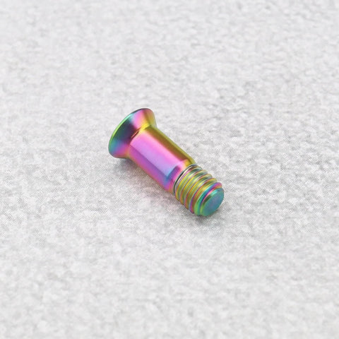 ✝️ ECSiNG 2pcs Titanium Alloy Fixing Screws Bicycle Rear Derailleur Bolt Bicycle Derailleur Guide Wheel Fixing Screw, Multicolor