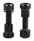 Pair of Wanyifa Titanium M5x16 18 20mm Bolts with Washer, Hex Head Screw for Bicycle Stem, Black Square Head, M5x18mm