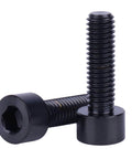 ✝️ UHDFBDHF 4PCS Titanium Bolt Ti Screw M6x20mm Column Allen Hex Bolt in Black