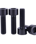✝️ UHDFBDHF 4PCS Titanium Bolt Ti Screw M6x10 16 18 20 25 30 35mm Column Allen Hex Bolt (Black, M6x20mm).
