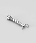 Micro Traders 2pcs Bicycle Caliper Screw Brake Pad Bolt Y8J798060 M4 Disc Brake Caliper Titanium Alloy Pin Circlips Shimano compatible