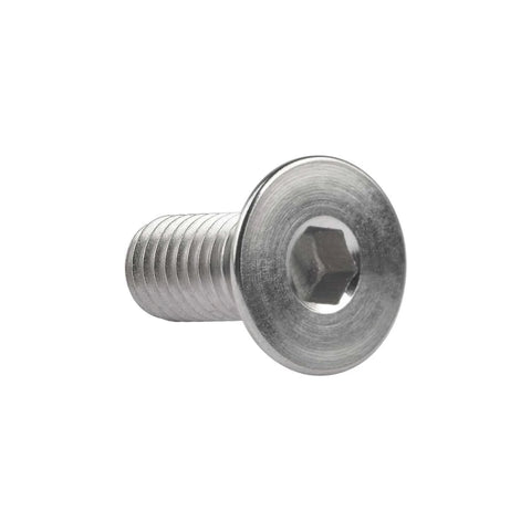 ✝️ Wanyifa Titanium Ti M6x10 15 20 25 30 35 40 45mm Countersunk Flat Head Hex Socket Cap Screw Bolt pack of 4 (M6x15mm, Normal Titanium)