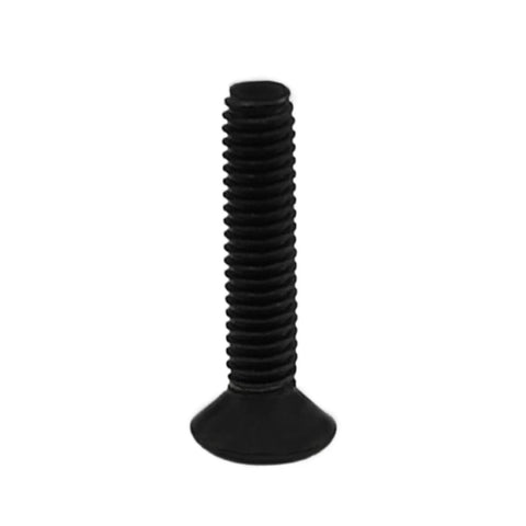Side view of Black Titanium Bolt from RISON Titanium Screws M2x5mm Screws 10Pcs DIN7991 package, showing GR2 countersunk flat head design.