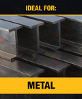 Metal beams illustrating use for the Titanium Nitride Coated Drill Bit Set With Pilot Point, 21 Pieces, 1/16 To 1/2 Inch, Tough Case.