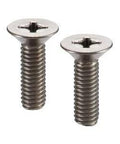 Two SNFTG-M5-12 NBK Cross Recessed Flat Head Machine Screws - High Intensity Titanium Alloy- Made in Japan, 1-pack for stable assemblies.