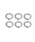 Six Yaruijia Titanium Flat Washers M6 6AL4V Aerospace Grade 5 Sealing Rings for Screw Bolt Nut.
