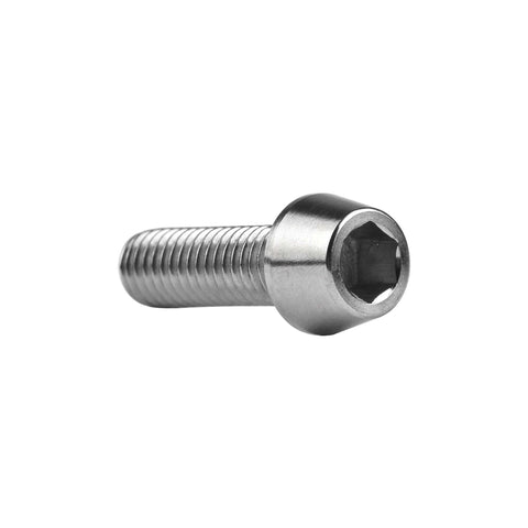 ✝️ Wanyifa Titanium Ti M6 x 10 16 18 20 25 30 35 40 45 50 55 60 65mm Allen Hex Screw Socket Cap Tapered Bolt pack of 4 (M6X20mm, Normal Titanium)