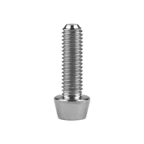 ✝️ Wanyifa Titanium Ti M6 x 10 16 18 20 25 30 35 40 45 50 55 60 65mm Allen Hex Screw Socket Cap Tapered Bolt, close-up