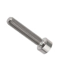 Wanyifa Titanium Ti M5x25mm Bicycle Allen Hex Socket Head Screw, normal titanium, side view
