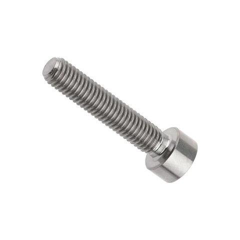 Wanyifa Titanium Ti M5x25mm Bicycle Allen Hex Socket Head Screw, normal titanium, side view
