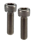 SVST-M5-20 NBK Hex Socket Head Cap Vacuum Vented Screws - Ventilation Hole - Titanium M5 length 20mm - Made in Japan, side view