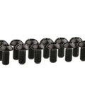 12 Pcs M5x10 Titanium Torx Bolts for Bicycle Disc Brake Rotors Made from Grade 5 6AL 4V Titanium Alloy Featuring T25 Torx Head