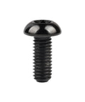 Close-up of a Wanyifa 4Pcs Titanium M5 x 12mm Holder Torx Head Bolt Screw for Bicycle Water Bottle Cage in black