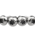 Front view of 4 pcs titanium M5 x 12mm Torx head bolts for bicycle bottle cage