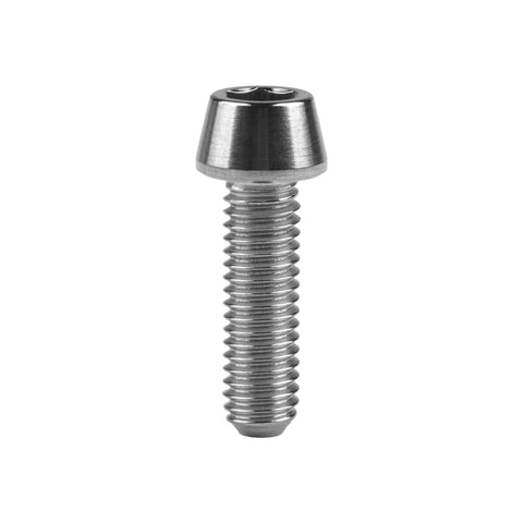 ✝️ Wanyifa Titanium Ti M6 x 10 16 18 20 25 30 35 40 45 50 55 60 65mm Allen Hex Screw Socket Cap Tapered Bolt, close-up view
