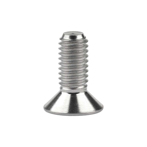 Metallic finish of Wanyifa Titanium Ti M6x10 15 20 25 30 35 40 45mm Countersunk Flat Head Hex Socket Cap Screw Bolt pack of 4