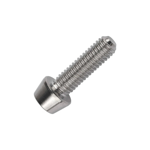 ✝️ Wanyifa Titanium Ti M6 x 10 16 18 20 25 30 35 40 45 50 55 60 65mm Allen Hex Screw Socket Cap Tapered Bolt pack of 4 (M6X20mm, Normal Titanium)