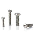 ✝️ 10-Pack Made in Japan SVPT-M5-8 NBK Phillips Cross Recessed Pan Head Titanium Machine Vacuum Vented Screws displayed on white background