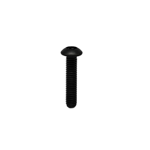 ✝️ RISON Titanium Screws M3 X 6mm Titanium Torx Button Head Screws 10Pcs Black ISO7380 Half Round Head Torx Drive Titanium Screw