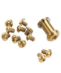 HiSpkNix Titanium Screw Set for Benchmade 535 Bugout, 533 Mini Bugout & 537 Bailout - Gold Pivot and Hardware Replacement Kit