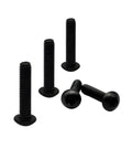 ✝️ RISON Titanium Screws M3 X 6mm Titanium Torx Button Head Screws 10Pcs Black ISO7380 Half Round Head Torx Drive