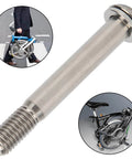 ✝️ Seatpost Bolt Titanium Alloy High Strength Lightweight Durable Screw Gasket Replacement for Brompton Folding Bicycle Accessories