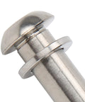 Close-up of Seatpost Bolt Titanium Alloy High Strength Lightweight Durable Screw Gasket Replacement for Brompton Folding Bicycle Accessories.