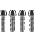 ✝️ Wanyifa Titanium Ti M6 x 20mm Allen Hex Screw Socket Cap Tapered Bolt pack of 4, silver titanium bolts