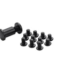 26 pcs titanium Torx screw set for Benchmade 535 Bugout knife close-up showing screws and hardware components