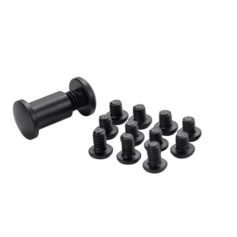 26 pcs titanium Torx screw set for Benchmade 535 Bugout knife close-up showing screws and hardware components