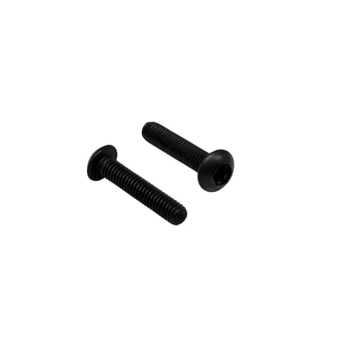 ✝️ RISON Titanium Screws M3 X 6mm Titanium Torx Button Head Screws 10Pcs Black ISO7380 Half Round Head Torx Drive Titanium Screw GR2