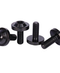 ✝️ UHDFBDHF 4Pcs Titanium Bolt M6 10 15 20mm Torx T40 Screws for Bicycle Motorcycle Car Bolt (Black, M6x15mm)