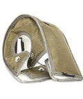 Titanium Turbo Blanket For Chevrolet And GMC 6.6L Duramax 2004 To 2016 Direct Fit with stainless steel buttons, side view
