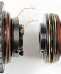 Side view of TL250-2 with Sprocket Friction Torque Limiter highlighting nut and bolt for Torque Overload Protection and Safety Clutch