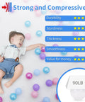 Ball Pit Balls - 100pcs - Crush Proof Plastic Children's Toy Balls Macaron Ocean Balls for Birthday Christmas Parties Games Pool with child playing