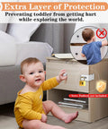 Toddler opening drawer secured with 90 Degree Hasp Lock Latch for Desk Drawers and Cabinets, Right Angle Padlock Clasp in 304 Stainless Steel