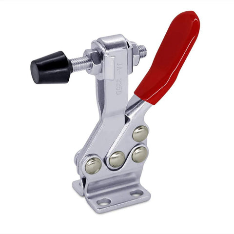 Heavy Duty Toggle Clamp Set Three Piece 500 Lb Holding Capacity Quick Release Horizontal Clamp 225D with antislip rubber tip