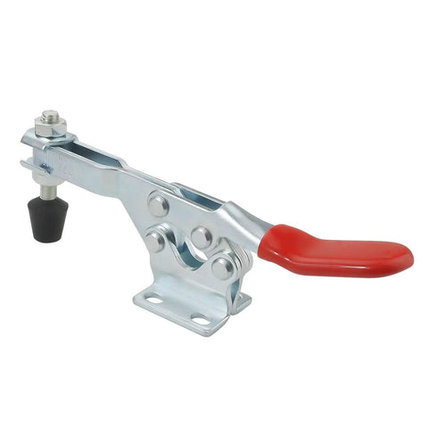 Two Pack Toggle Clamp Kit With 500 Lbs Holding Capacity, 225D Quick Release Horizontal Clamps With Antislip Rubber Tips