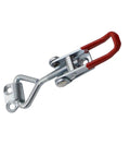Heavy Duty Toggle Clamp Set MIKMAYTOO 4001 Quick Release Pull Latch with 150 Kg Holding Capacity, Galvanized Steel, single clamp view.