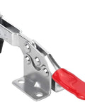Heavy Duty 10 Pack Toggle Clamps For Woodworking And Welding with rubber tip, front view