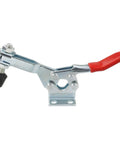 Front view of Two Pack Toggle Clamp Kit With 500 Lbs Holding Capacity, with antislip rubber tips, for woodworking and welding use.