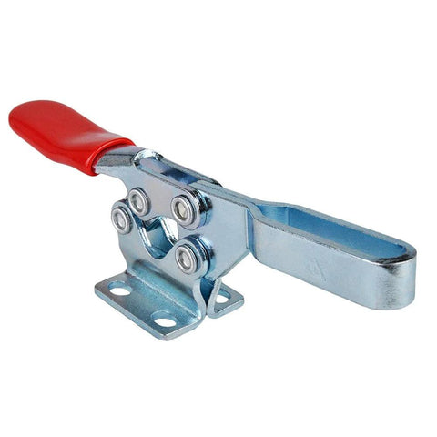 Heavy Duty Four Pack Quick Release Toggle Clamp Set With Rubber Pressure Tip 198 Lb Holding Capacity For Woodworking Jigs And Fixtures Made From Cold Rolled Steel Zinc Plated For Corrosion Resistance ETING GH 225 D