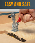 Built Tough 4 Pack Quick Release Toggle Clamps With 300 Lb Holding Capacity used on woodworking jig, antislip rubber tip