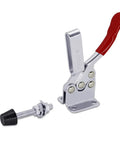 Beefed Up 10 Pack Hold Down Toggle Clamps For Woodworking And CNC Workholding, Quick Release Cam Clamp With 200 Lbs Holding Capacity, Anti Slip Red Vinyl Handle, Vertical And Horizontal Mount, SKYCY.