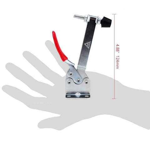 4 Piece Horizontal Toggle Clamp Set With Quick Release, 198 Lbs Holding Capacity, Upgraded 201B Long 201BL Model on hand