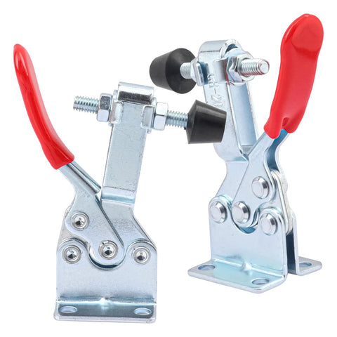 Pro Grade Quick Release Toggle Clamps 225D Set 15 Pack With 500lbs Holding Capacity For Woodworking Welding and Mechanics
