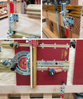 Pro Grade Quick Release Toggle Clamps 225D Set 15 Pack With 500lbs Holding Capacity for jigs on workbench